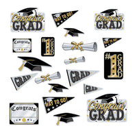 Graduation Party Cutouts - Bulk 240 Pack