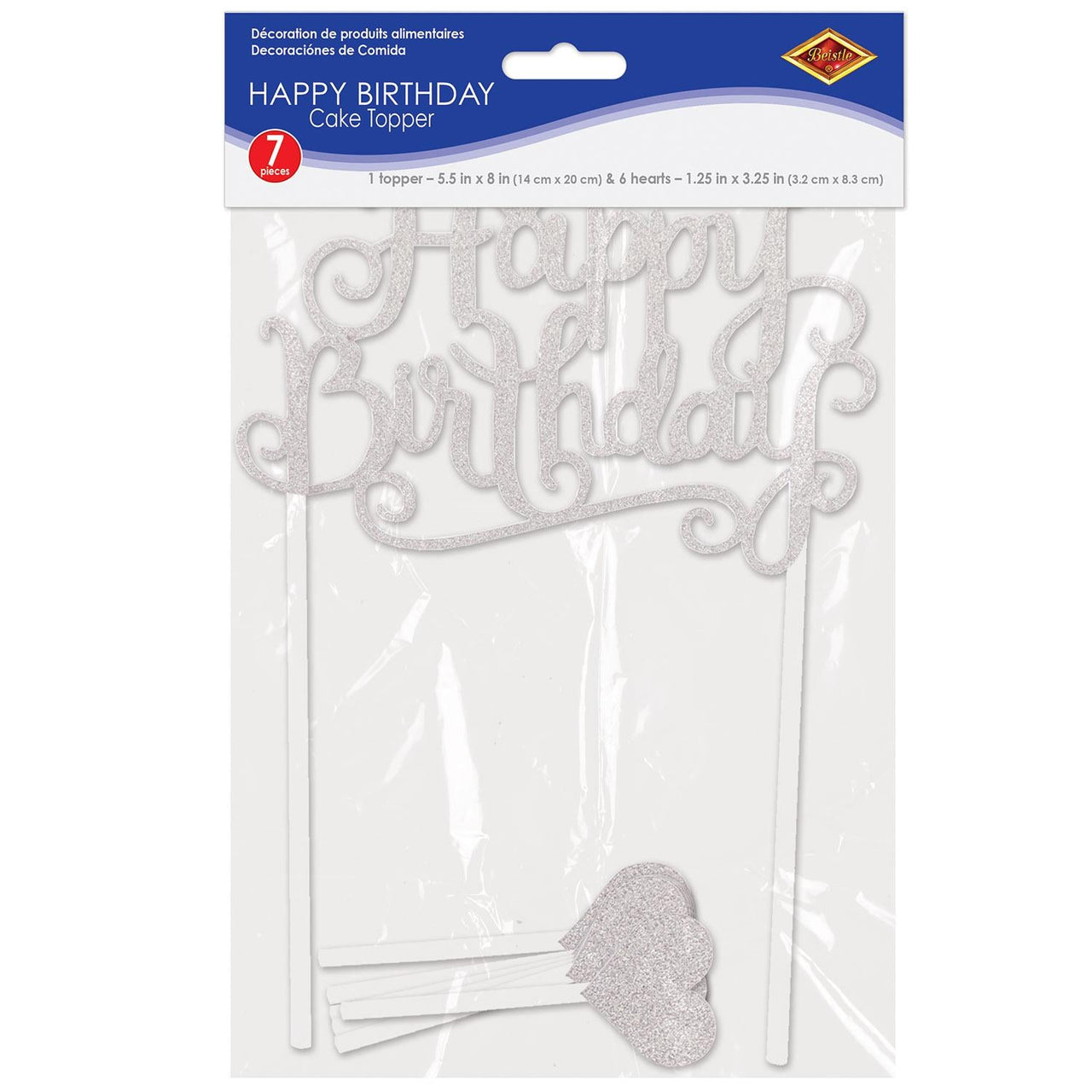 Bulk Happy Birthday Cake Topper (Case of 12) by Beistle