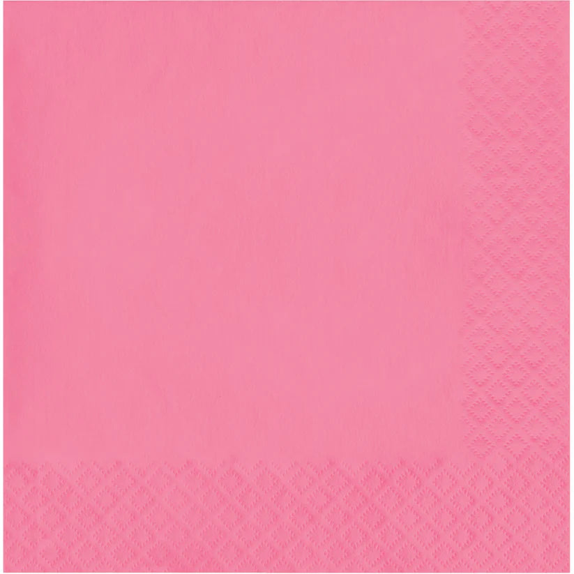 Candy Pink Napkins (20/Pkg)