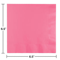 240 pc Bulk Candy Pink Value Friendly Luncheon Napkins