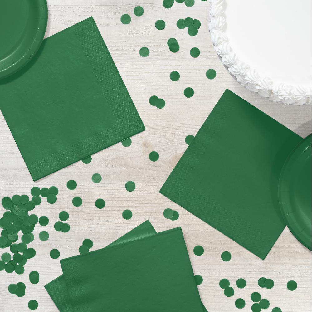 240 pc Bulk Emerald Green Value Friendly Luncheon Napkins