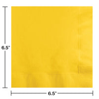 School Bus Yellow Napkins (20/Pkg)