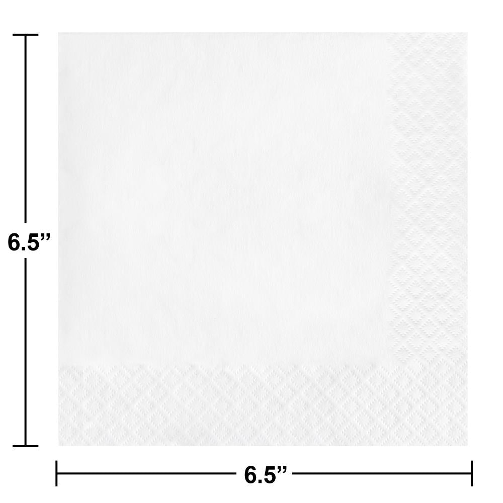 240 pc Bulk White Value Friendly Luncheon Napkins