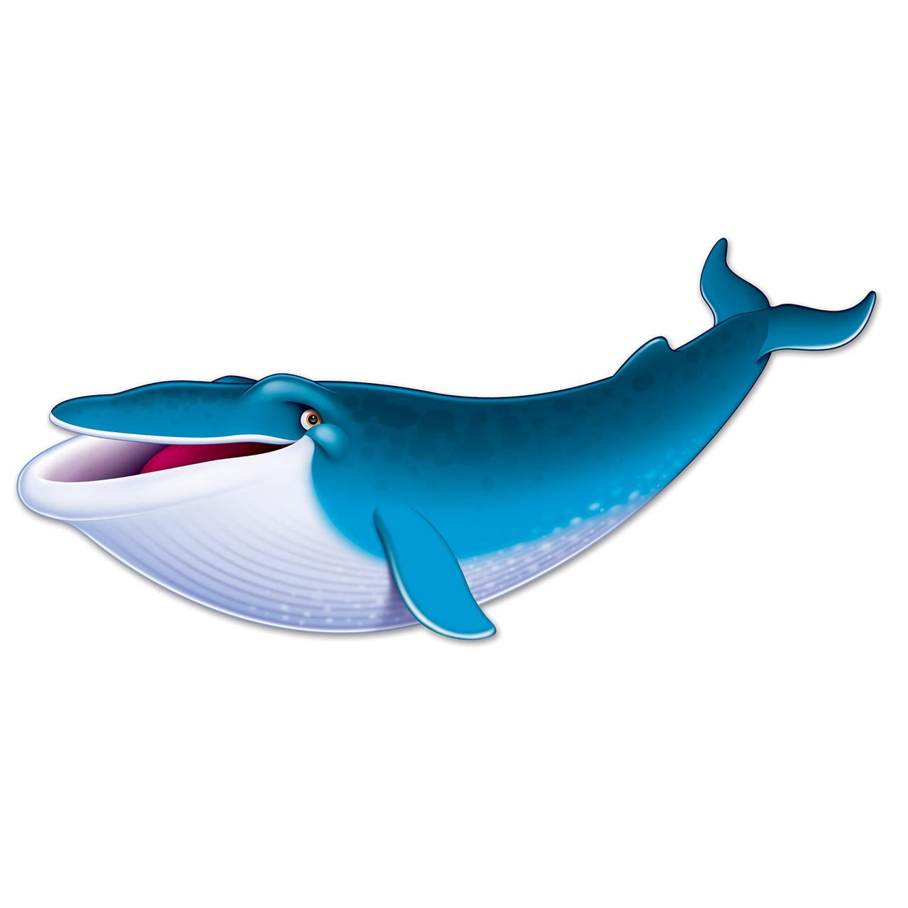 Blue Whale Party Cutout - Bulk 12 Pack