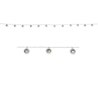 Disco Ball Party Garland - Bulk 12 Pack