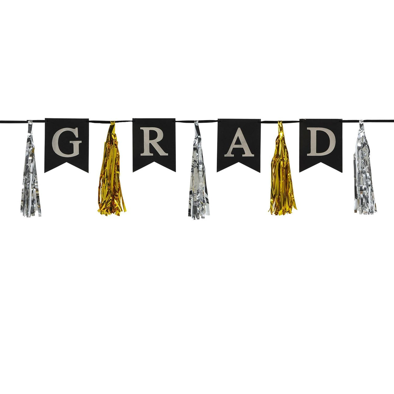 Grad Tassel Graduation Party Streamer - Bulk 12 Pack