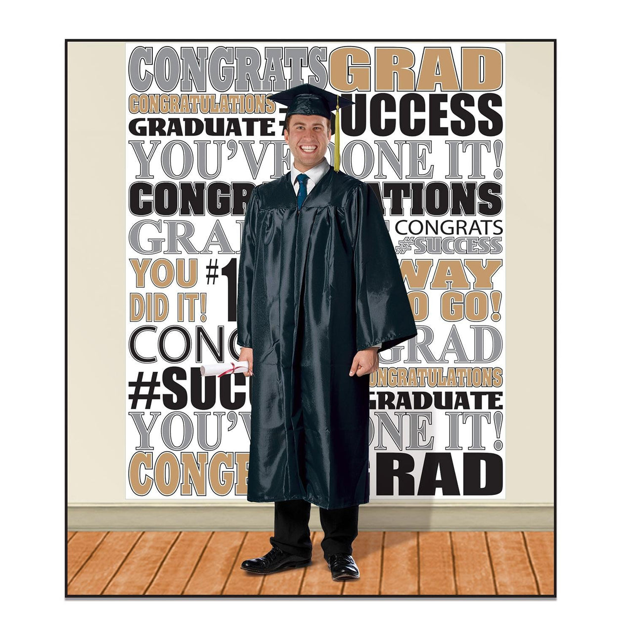 Graduating Murals Bulk 6 Pack Graduation Party Insta-Mural Decoration Photo Op | Beistle ...