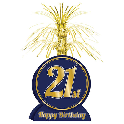 21st Birthday Party Centerpiece - Bulk 12 Pack