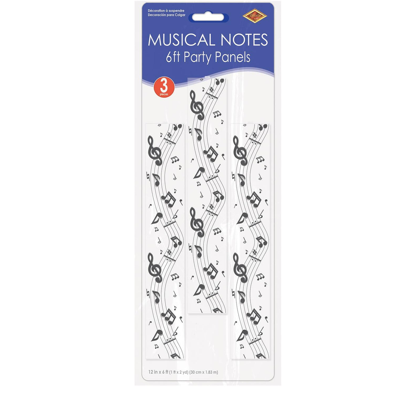 Bulk Musical Notes Party Panels (Case of 36) by Beistle