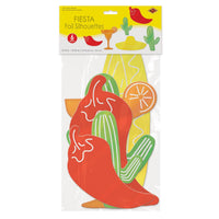 Bulk Foil Fiesta Silhouettes (Case of 72) by Beistle