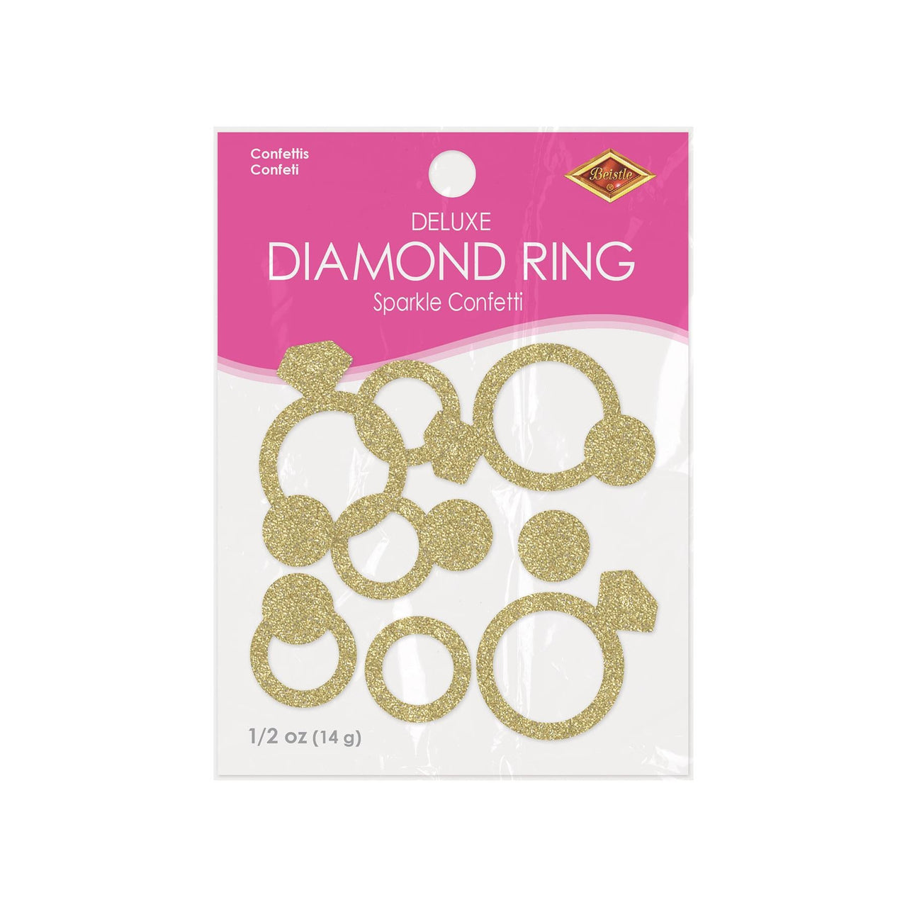 Bulk Diamond Ring Deluxe Sparkle Confetti (12 Packages/Case) by Beistle