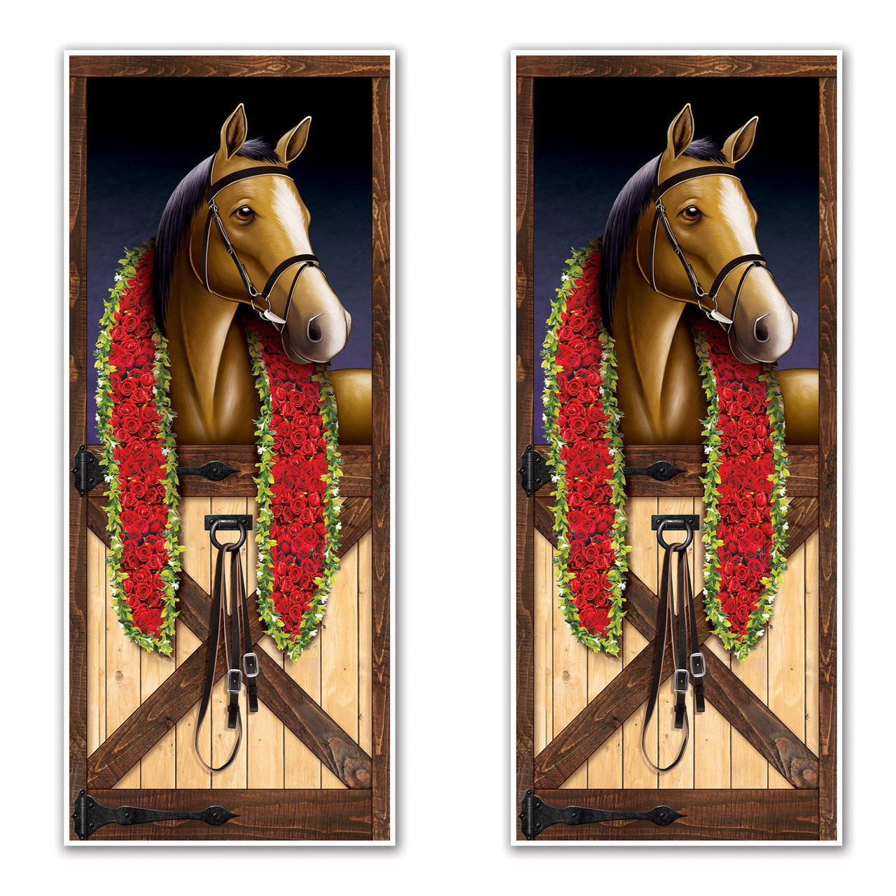 Bulk Horse Racing Door Cover (Case of 12) by Beistle