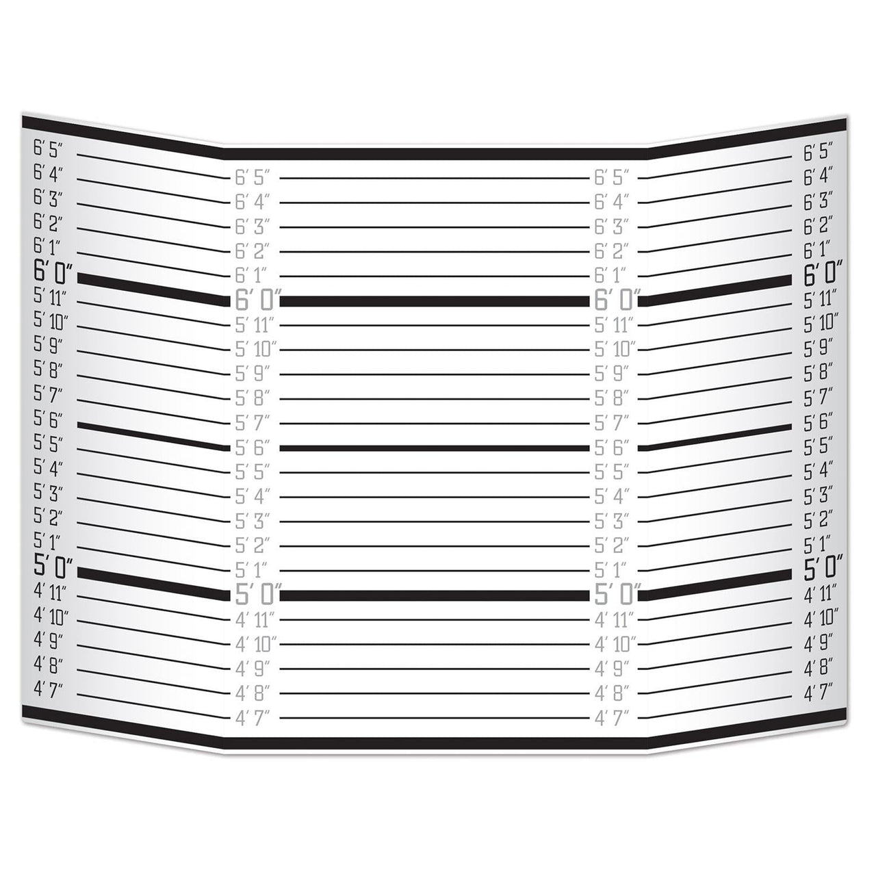 Mug Shot Lineup Party Photo Prop - Bulk 6 Pack