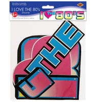 Bulk I Love The 80's Streamer (Case of 12) by Beistle