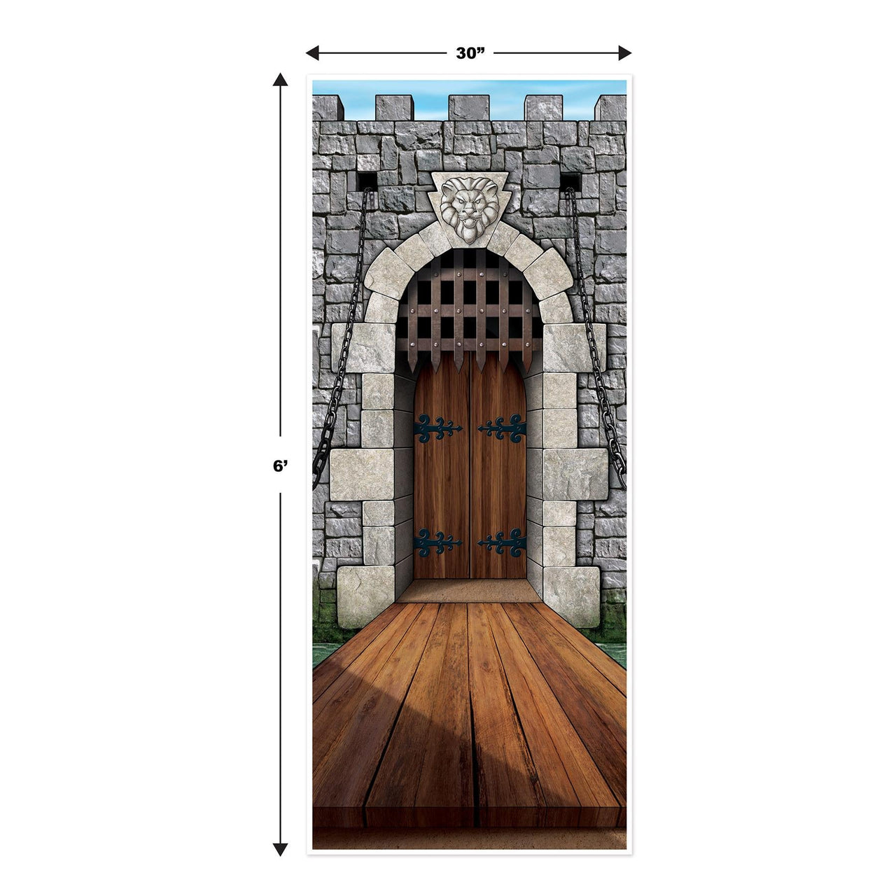 Bulk Castle Door Cover (Case of 12) by Beistle
