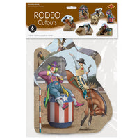 Bulk Rodeo Cutouts (Case of 72) by Beistle