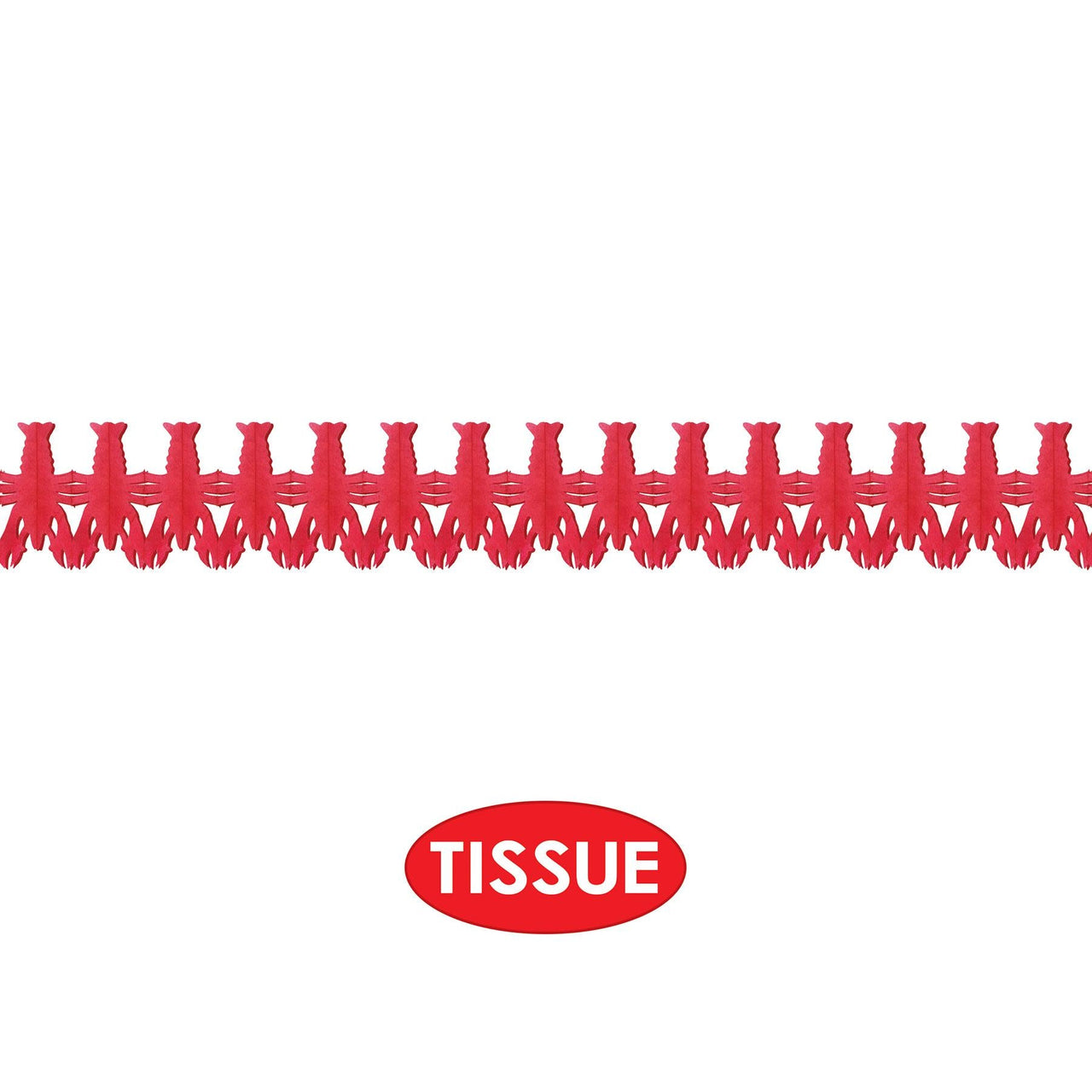 Bulk Crawfish Garland (Case of 12) by Beistle