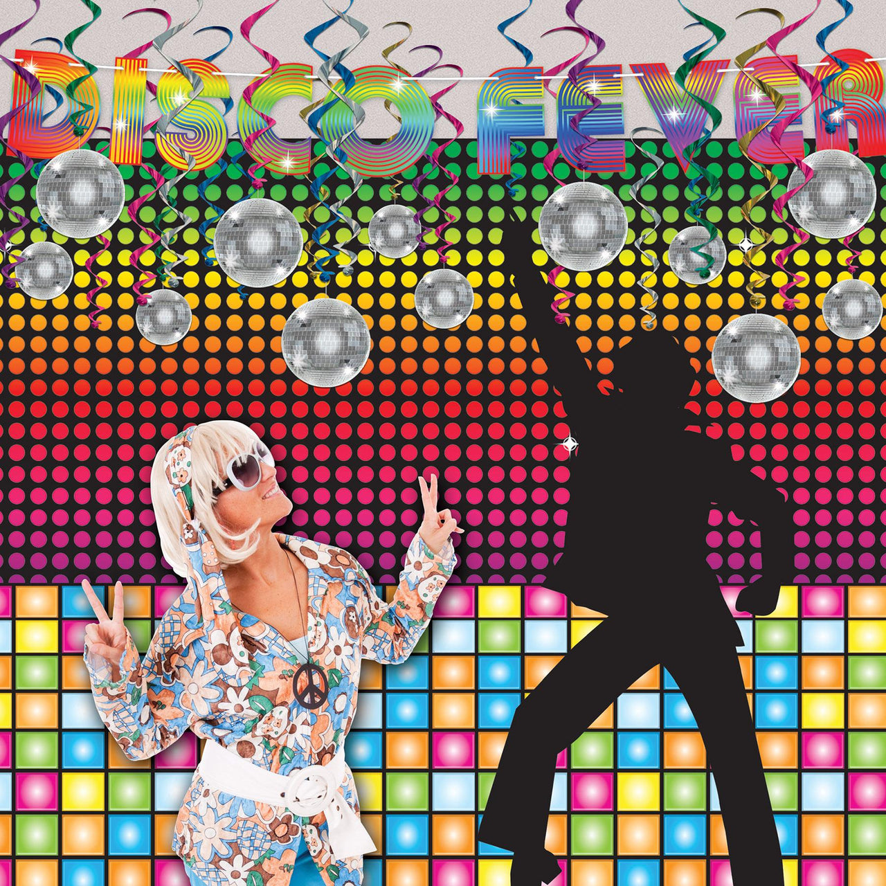 Bulk Disco Ball Whirls (Case of 72) by Beistle