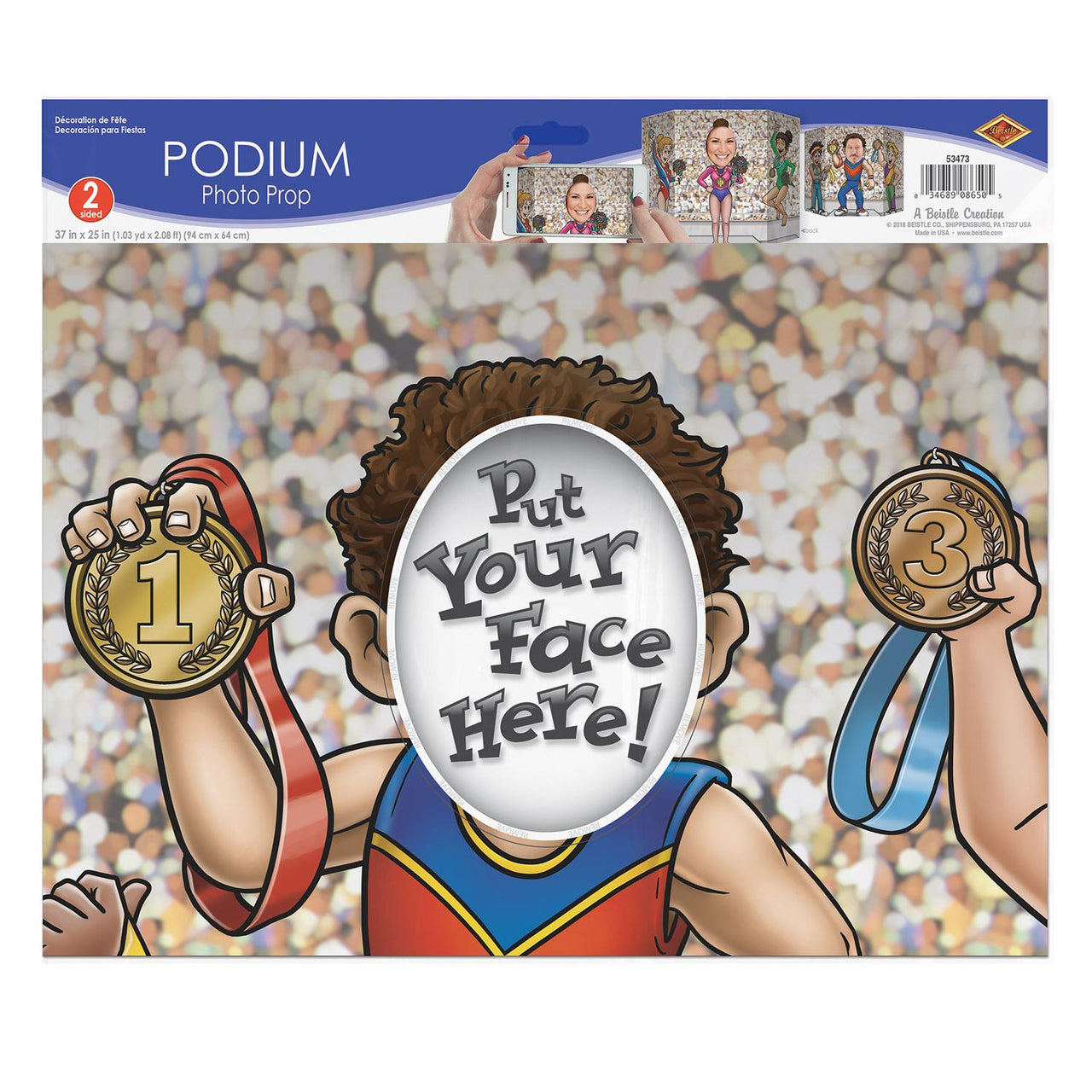 Bulk Podium Photo Prop (Case of 6) by Beistle