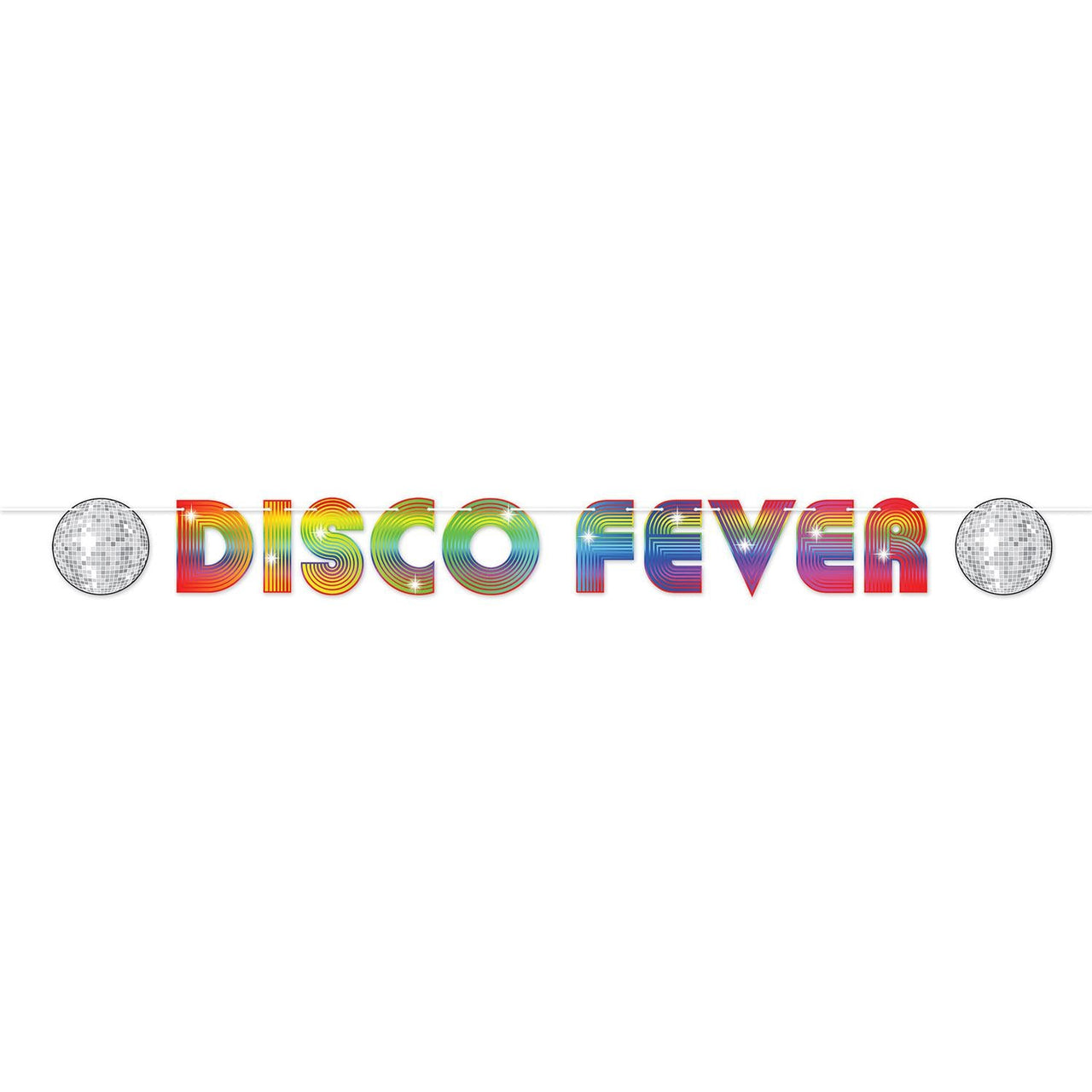 70's Disco Fever Party Streamer - Bulk 12 Pack