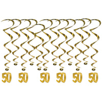 50th Anniversary Whirls - Bulk 72 Pack