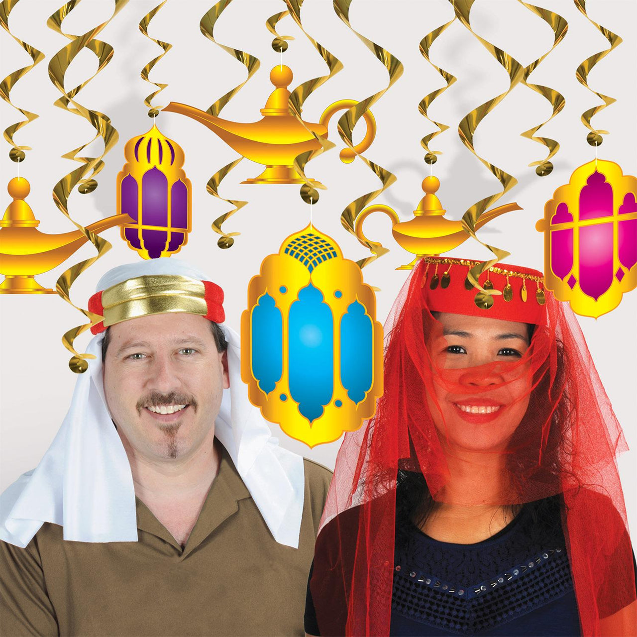 Bulk Lantern & Lamp Whirls (Case of 72) by Beistle