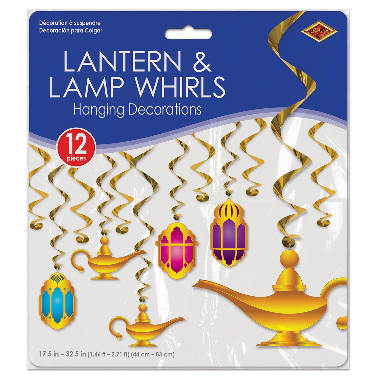 Bulk Lantern & Lamp Whirls (Case of 72) by Beistle