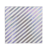 Iridescent Stripes Party Beverage Napkins - Bulk 192 Pack