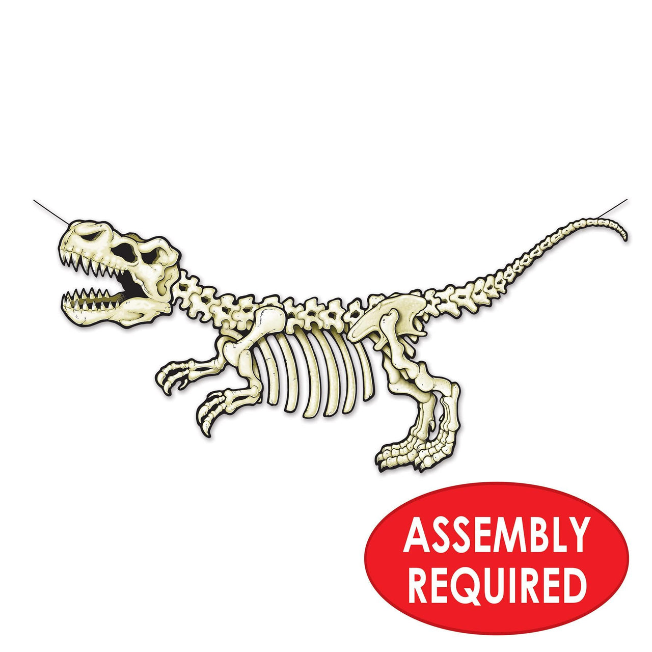 Bulk T-Rex Skeleton Streamer (Case of 12) by Beistle