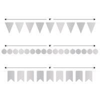 Foil Mini Streamer Kit (Pack of 12)