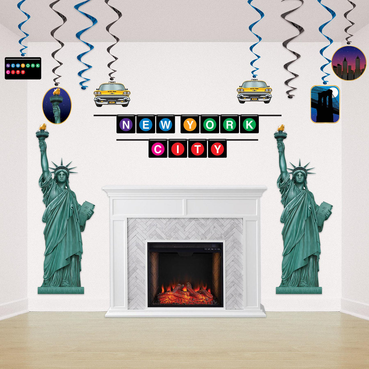 Bulk New York City Whirls (Case of 72) by Beistle