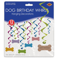 Bulk Dog Birthday Whirls (Case of 72) by Beistle
