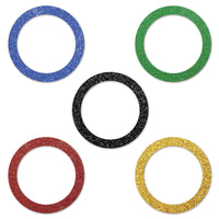 Bulk Sports Party Rings Del Sparkle Confetti (12 Packages) by Beistle
