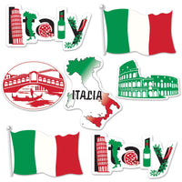 Italian Party Cutouts - Bulk/84 Cutouts