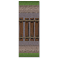 Bulk Railroad Track Tablecover (Case of 12) by Beistle