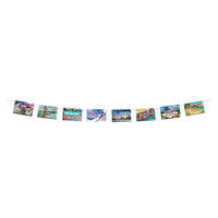 Travel America Postcard Party Streamer - Bulk 12 Pack