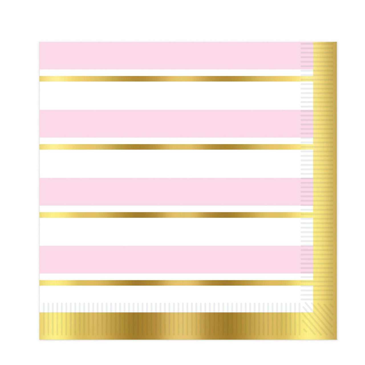 Striped Luncheon Napkins - Girl - Bulk 192 Pack