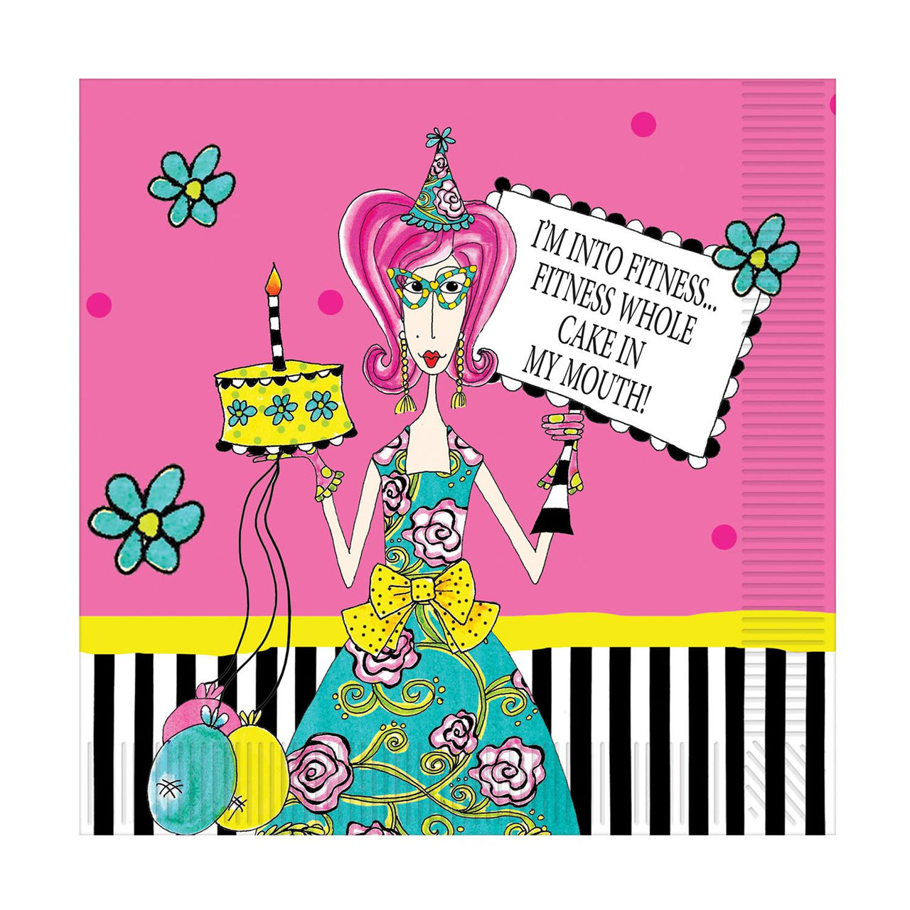 Dolly Mama's Adult Celebration Party Lunch Napkins - Bulk 192 Pack