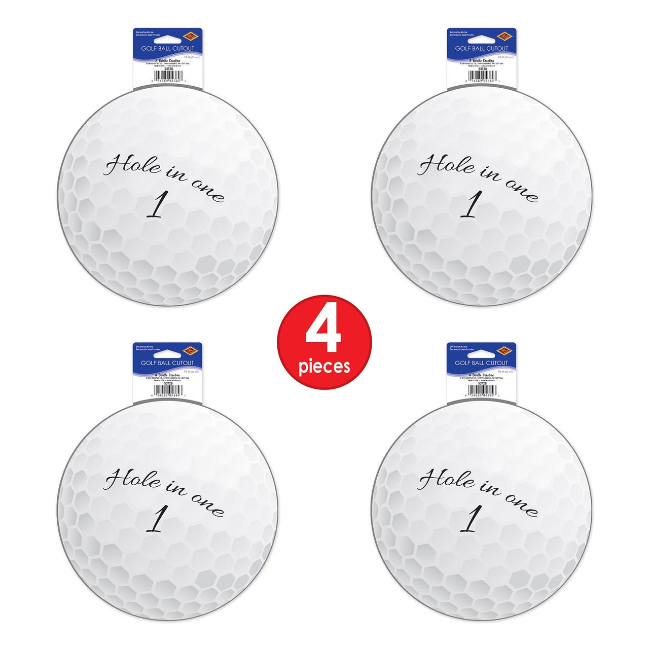 Bulk Golf Ball Cutout (Case of 12) by Beistle