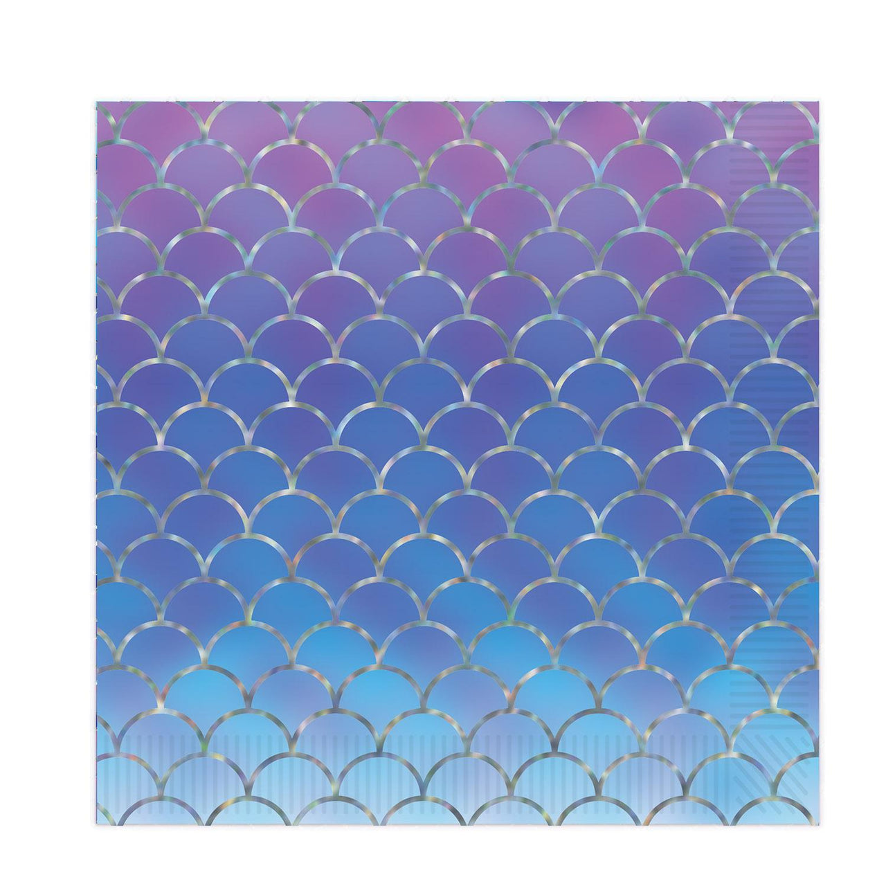 Mermaid Scales Party Luncheon Napkins - Bulk 192 Pack