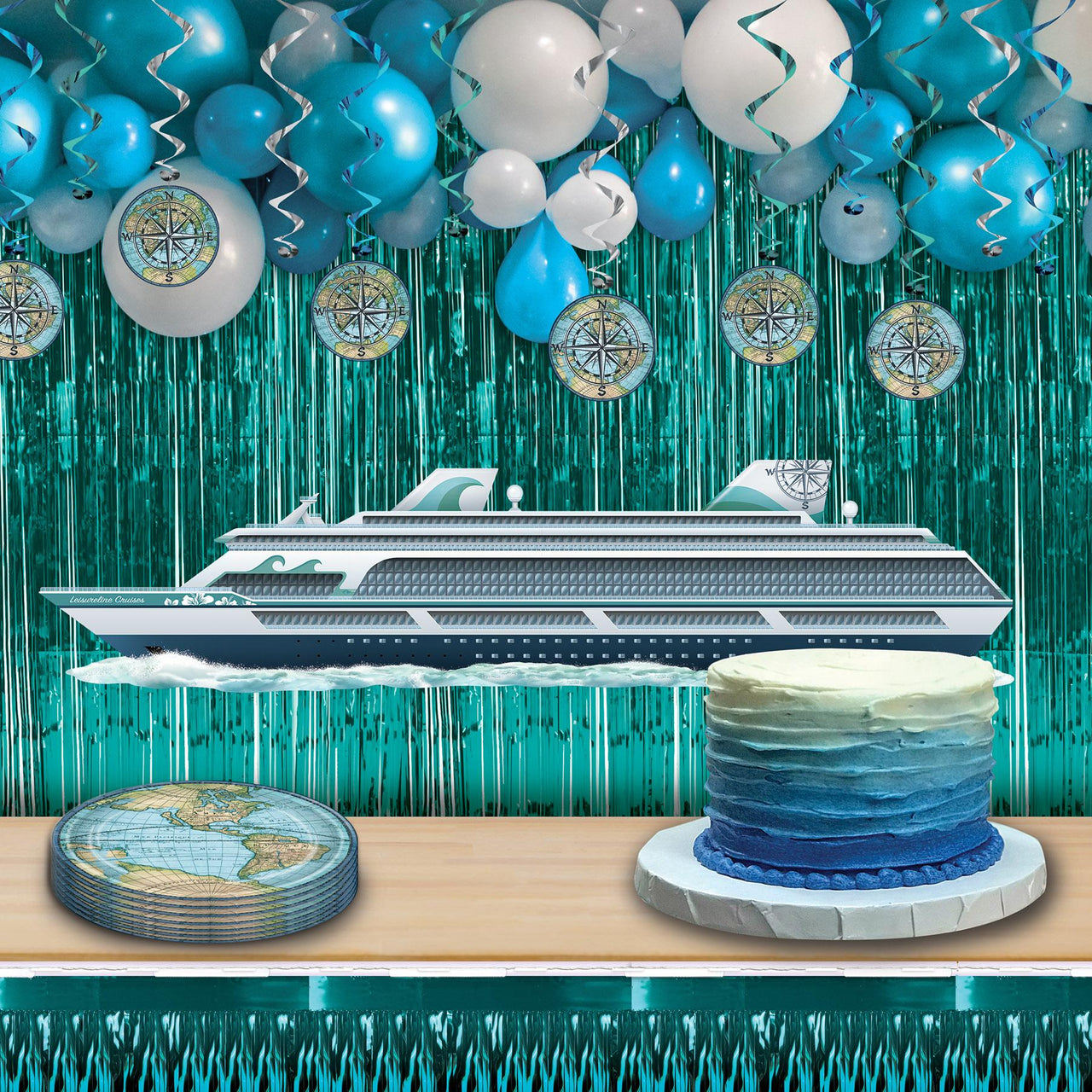 Bulk Jointed Cruise Ship (12 Pkgs Per Case) by Beistle