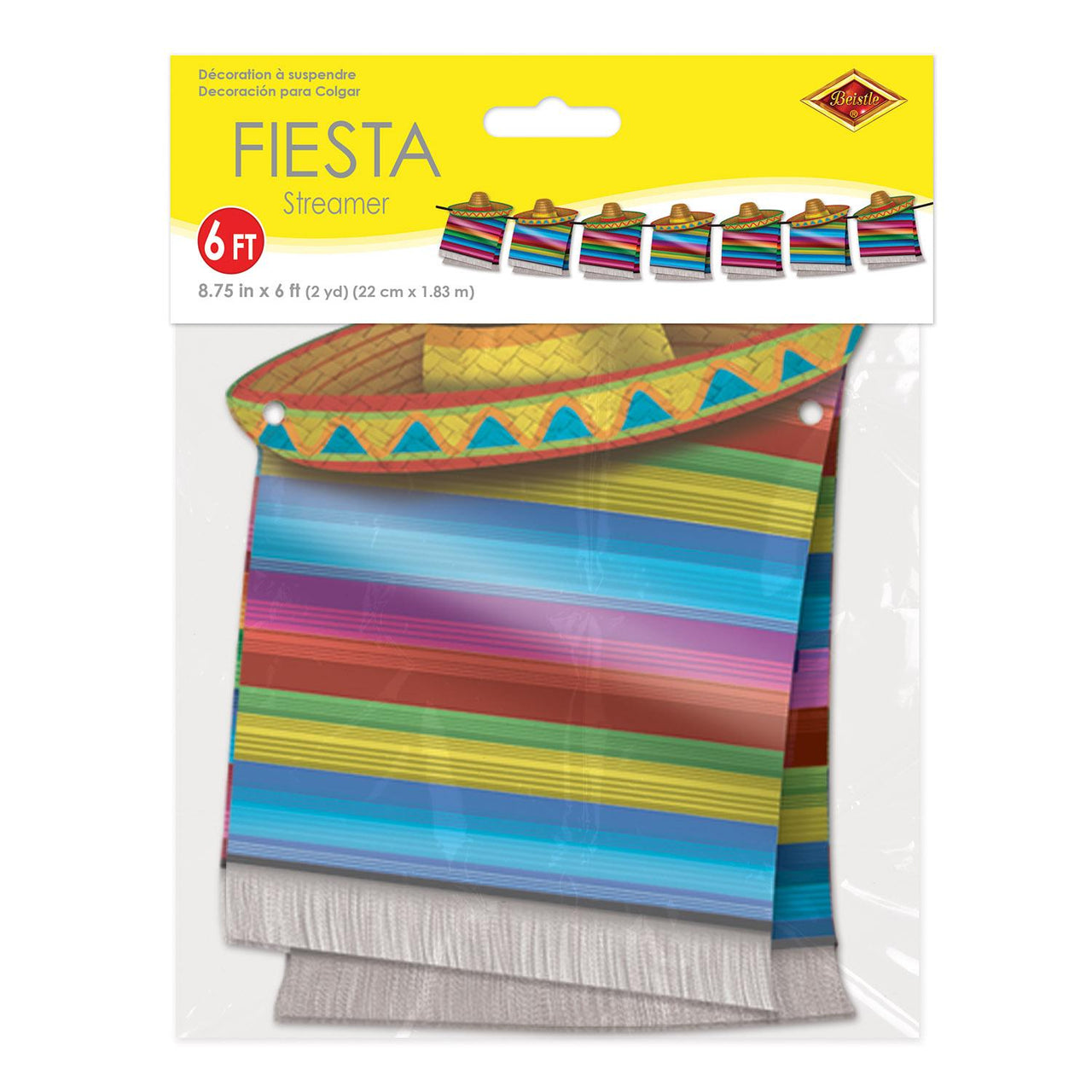 Bulk Fiesta Streamer (Case of 12) by Beistle