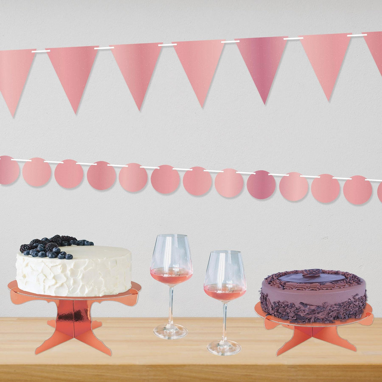 Bulk Metallic Cake Stands (12 Pkgs Per Case) by Beistle