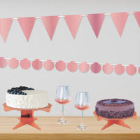 Bulk Metallic Cake Stands (12 Pkgs Per Case) by Beistle