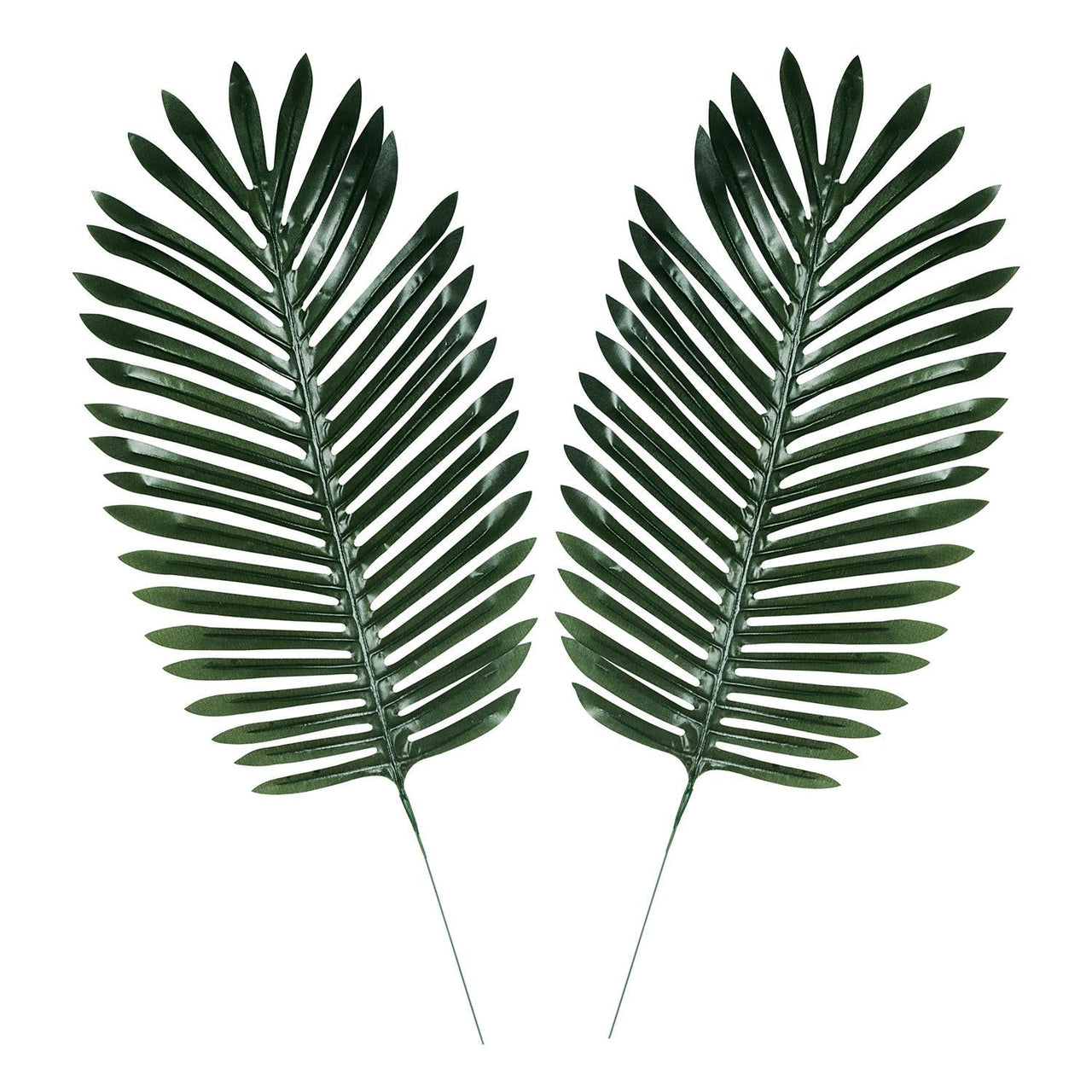 Luau Party Fabric Fern Palm Leaves - Bulk/6 Palm Leaves