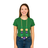 Jumbo Mardi Gras Beads 4 ft 7 inch Round Party Necklace