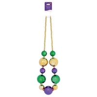 Jumbo Mardi Gras Beads 4 ft 7 inch Round Party Necklace