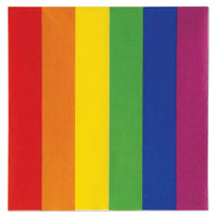 Rainbow Party Luncheon Napkins - Bulk 192 Pack