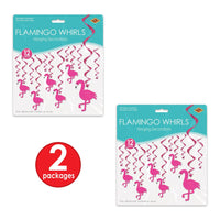 Bulk Flamingo Whirls (Case of 72) by Beistle