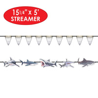 Bulk Shark Streamer Set (Case of 12) by Beistle